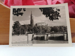 AK "LANDSHUT MIT MARTINSKIRCHE" SCHÖNE ALTE POSTKARTE TOLLES PANORAMA ANTIK, TOLLE ANSICHTSKARTE  HEIMAT SAMMLER - Landshut