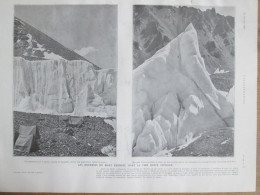 1922 Alpinisme MONTAGNE L EVEREST  Glacier Oriental De RONGBUK Glacier + LE VESUVE  EN ACTIVITE VOLCAN - Non Classés