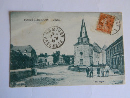 BOSSUS LES RUMIGNY: PLACE AVEC L'EGLISE ANIMEE 1930 - Other & Unclassified