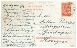 P3420 - GREECE , 11.APRIL 1906 3RD DAY OF THE GAMES, 10 L STAMP SINGLE TO HUNGARY - Ete 1896: Athènes