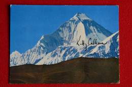 Signed Kitty Calhoun Fisrt Lady To Summit Dhaulagiri 1987 Himalaya Mountaineering Escalade Alpinisme - Deportivo