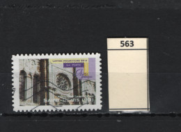 PRIX F. Obl 563 YT 5092 MIC Basilique Saint Denis « Art Gothique »  59 - Usados