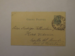 ARGENTINA POSTAL CARD 1896 - Other & Unclassified