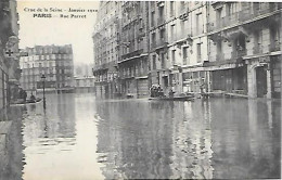 CPA Paris Crue De La Seine Janvier 1910 Rue Parrot - Paris (12)