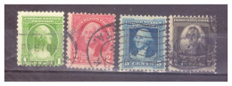 USA - 1932 Bicentenario Della Nascita Di George Washington - 4 Valori - Used Stamps