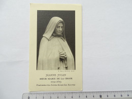 Image Religieuse - Jeanne Jugan Soeur Marie De La Croix, Rennes 1948, Clément Cardinal Roques - Devotion Images