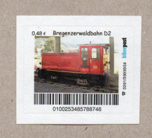 X04] BRD - Privatpost Biberpost -  Eisenbahn Train - Diesellok Bregenzerwaldbahn D2 - Privados & Locales