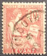 Levant 1902 Type Mouchon De France Yvert 14 O Used - Usados