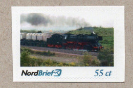 X04] BRD - Privatpost Nordbrief -  Eisenbahn Train - Dampflok Mit Kalkgüterwagen - Posta Privata & Locale