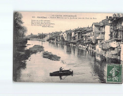 AURILLAC : Vieilles Maisons Sur La Jordanne Vues Du Pont Du Buis - état - Aurillac