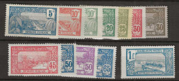 1922 MNH Guadaloupe Yvert 77-88 Postfris** - Unused Stamps