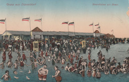 4000 DÜSSELDORF, Rheinschwimmbad Zur Kaiserzeit, Grzuss Aus... - Duesseldorf