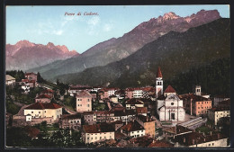 Cartolina Pieve Di Cadore, Ortsansicht Aus Der Vogelschau  - Autres & Non Classés