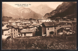 Cartolina Laggio Di Cadore, Panorama Generale, Kirche, Berge  - Sonstige & Ohne Zuordnung