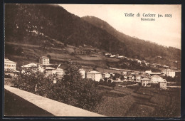 Cartolina Valle Di Cadore, Panoramablick Am Bergfuss  - Altri & Non Classificati
