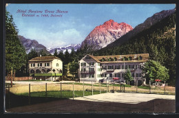 Cartolina Canazei, Hotel-Pension Croce Bianca  - Andere & Zonder Classificatie