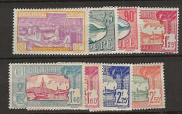 1939 MNH Guadaloupe Yvert 147-57 Postfris** - Unused Stamps