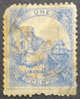 Liberia 1880 Allégorie Liberté Bateau Boat Yvert 10 O Used - Liberia