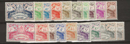 1945 MNH Guadaloupe Yvert 178-96 Postfris** - Unused Stamps