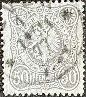 1877 - Deutsches Reich - Timbre Oblitéré MI N° 38 - 50 Pfge Gris Olive - - Gebruikt