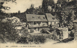 LOURDES  La Maison De Bernadette RV Beau Cachet Perlé Boisseaux Loiret - Lourdes