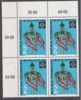 1981 , Mi 1671 ** (1) - 4er Block Postfrisch - Europa 1981: Folklore - Ongebruikt