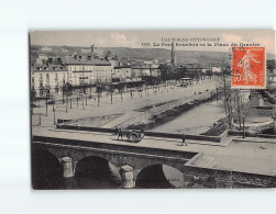 AURILLAC : Le Pont Bourbon Et La Place Du Gravier - Très Bon état - Aurillac