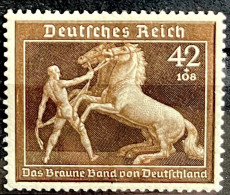 1939 - Deutsches Reich - 1 Timbre Neuf (*) Mi N°699 - Le Ruban Marron à Munich - Neufs