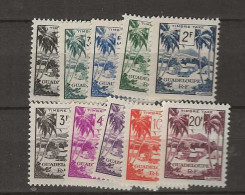 1947 MNH Guadaloupe Yvert 41-50 Postfris** - Segnatasse