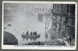 75 - PARIS Inondé - Gare Saint-Lazare (Rue De Rome) - Inondations De 1910