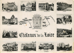 37 CHATEAUX DE LA LOIRE MULTIVUES BLASON - Andere & Zonder Classificatie