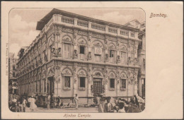 Hindoo Temple, Bombay, C.1902 - Wrench Postcard - India