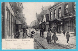 NEDERLAND Prentbriefkaart Keizerstraat 1904 Scheveningen Naar Brussel, België Alwaar Beport - Scheveningen