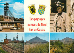 62 LES PAYSAGES MINIERS DU PAS DE CALAIS MULTIVUES BLASON - Altri & Non Classificati