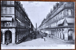 75 - PARIS - La Rue Castiglione Et La Colonne Vendôme - Distretto: 01