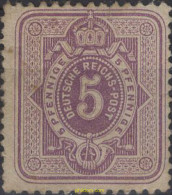 640976 HINGED ALEMANIA 1875 CIFRA Y AGUILA - Other & Unclassified