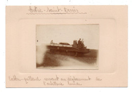 530, WW1, Oise, Estrée Saint Denis, Catter-pillard Caterpillar, Déplacement De L'Artillerie Lourde, 87e RALT  - Guerre, Militaire