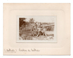 521, WW1, Oise Auteuil 1918, Position De Batterie, Artillerie Lourde, 87e RALT  - Guerre, Militaire