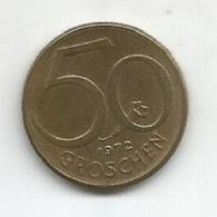 AUSTRIA 50 GROSCHEN 1972 - Oostenrijk