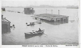 CPA Paris Inondé Janvier 1910 Porte De Bercy - Arrondissement: 12