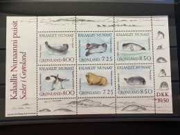 Groenland 1991 Bloc Neuf ** - Animaux - Les Phoques - Unused Stamps