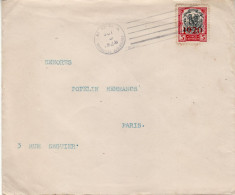 DOMINICAN REPUBLIC 1922 LETTER SENT FROM MOCA TO PARIS - Dominican Republic