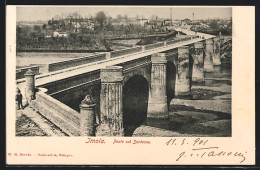 Cartolina Imola, Ponte Sul Santerno  - Imola