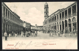 Cartolina Faenza, Piazza V. Emanuele II.  - Faenza