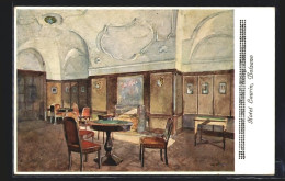 Artista-Cartolina Bolzano, Hotel Laurin, Innenansicht  - Bolzano (Bozen)