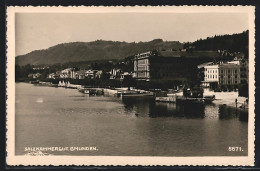 AK Gmunden /Salzkammergut, Partie Am Hafen  - Sonstige & Ohne Zuordnung