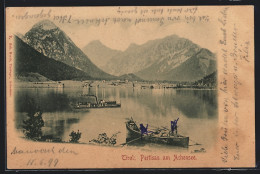 AK Pertisau /Achensee, Ruderboot Mit Hund  - Otros & Sin Clasificación