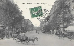 CPA Paris La Rue De Lyon - Distrito: 12