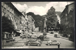 AK Kufstein, Autos Auf Dem Unteren Stadtplatz, VW Käfer  - Otros & Sin Clasificación