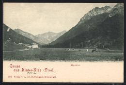 AK Hinterriss /Tirol, Alpenhof Vor Bergpanorama  - Other & Unclassified